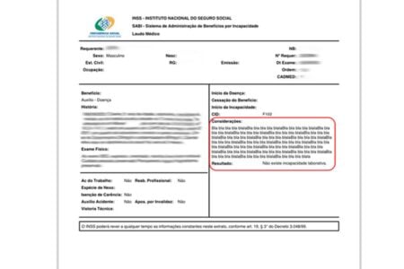 Previdência admite que erro em sistema da Dataprev escreve "bla bla bla" em laudos