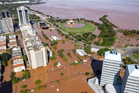 Situação do Rio Grande do Sul segue preocupante (Foto: Gustavo Mansur / Palácio Piratini)