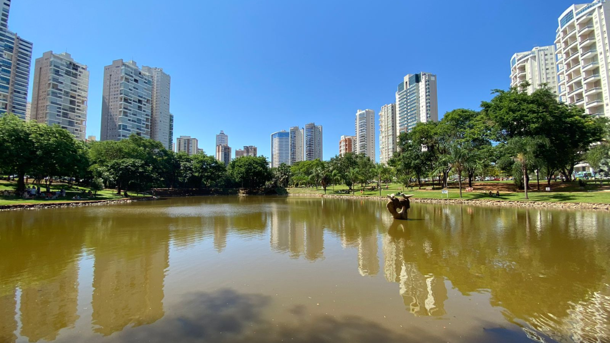 Vista do Parque Flamboyant, em Goiânia