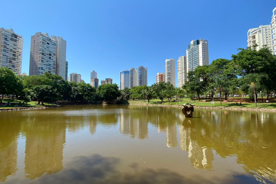 Vista do Parque Flamboyant, em Goiânia