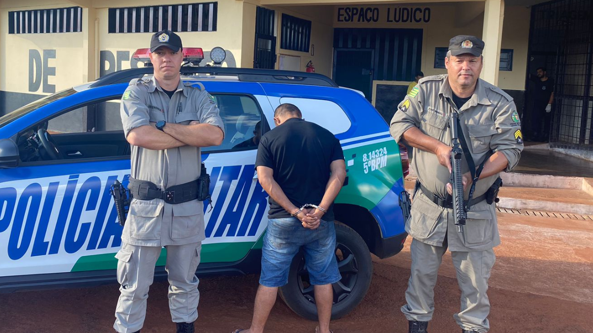 Foragido por homicídio é preso após gravar áudio afrontando a polícia de Goiás