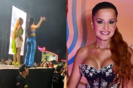 Vídeo de Maiara dando bronca em show viraliza, e motivo da briga é revelado; assista Cantora e sua dupla, Maraisa