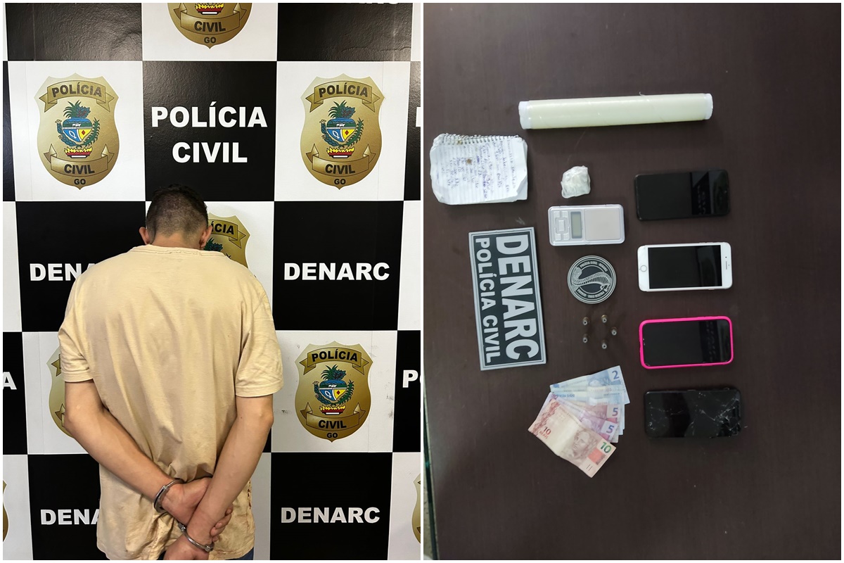 Procurado por tráfico é preso após tentar fugir em carro com criança de cinco anos em Goiânia