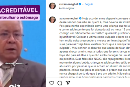 Xuxa critica pastor que disse que crianças podem ser culpadas em casos de abusos