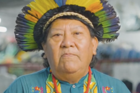 Xamã yanomami Davi Kopenawa (Foto: Reprodução)