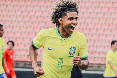 Pedro Lima, lateral-direito da seleção brasileira sub-17. Foto: Reprodução/Instagram/pedrolima2_