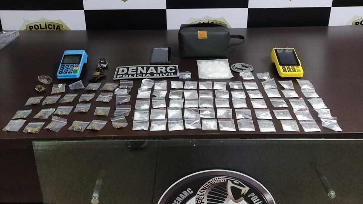 Estudante de Direito é preso suspeito de vender drogas na alta sociedade em Goiânia