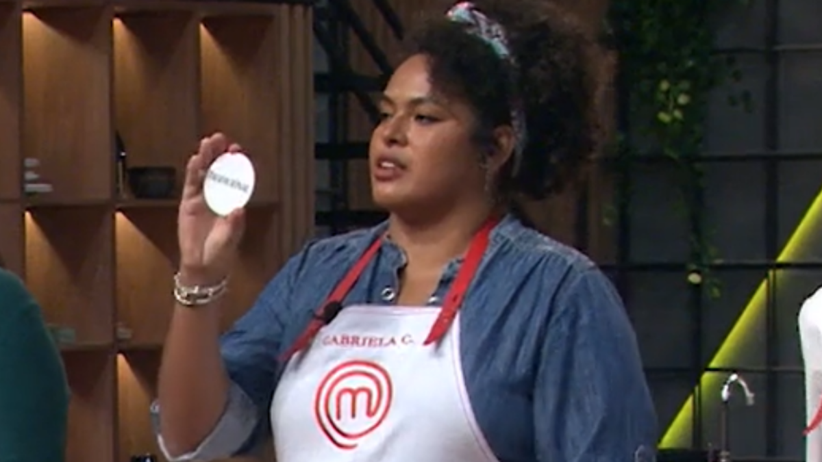 Gabriela Cunha, goiana no Masterchef Brasil 2024 (Foto reprodução Band TV)