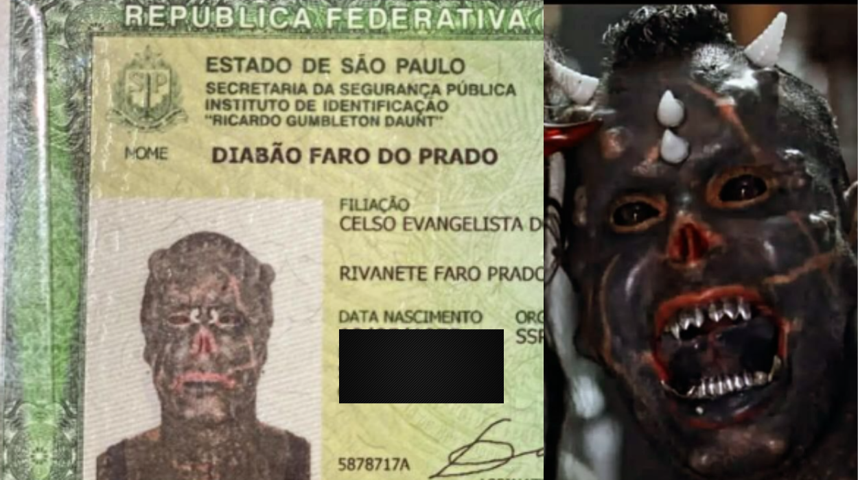 Diabão Praddo oficializa nome em documento; tatuador brasileiro se diz realizado