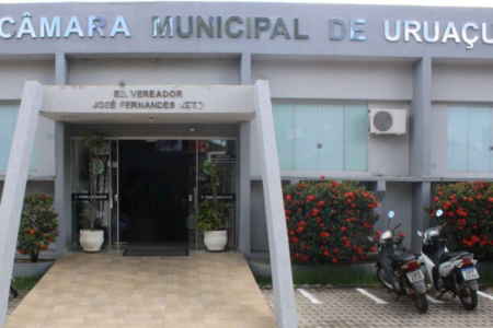 Prédio da Câmara Municipal de Uruaçu (Foto: Reprodução)