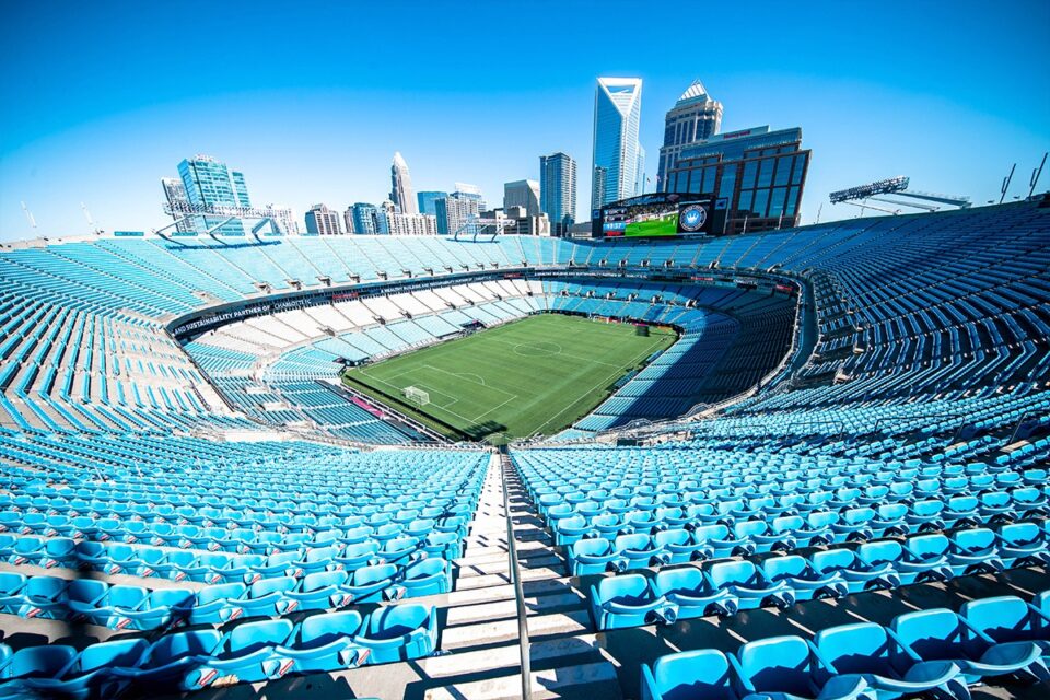 Estádio em Charlotte-EUA