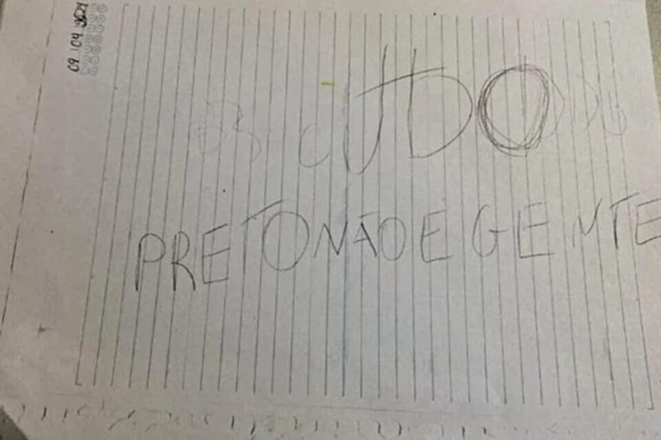 “Preto não é gente”: polícia entende que adolescente cometeu racismo contra professora em Orizona