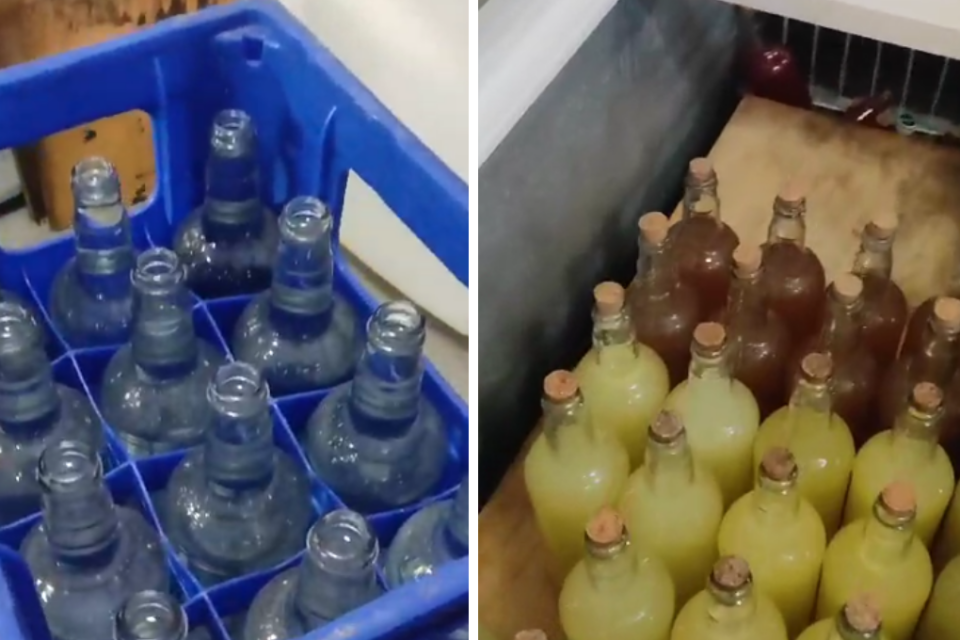 Fábrica de bebidas falsificadas é descoberta pela PM, em Goiânia