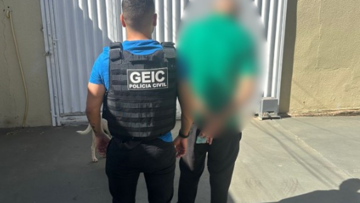 Prisão realizada no âmbito da ação integrada entre delegacias (Foto: Divulgação)