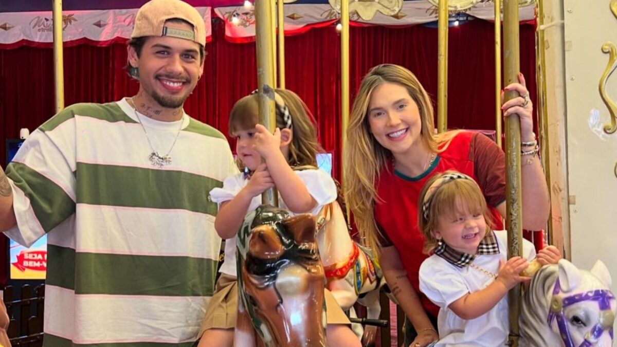 Virginia Fonseca e Zé Felipe levam filhas pela primeira vez ao circo em sessão exclusiva