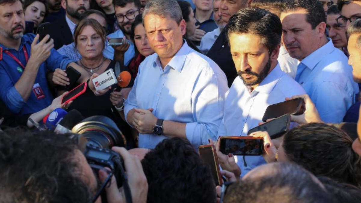 Tarcísio de Freitas e Ricardo Nunes (Foto: Divulgação)