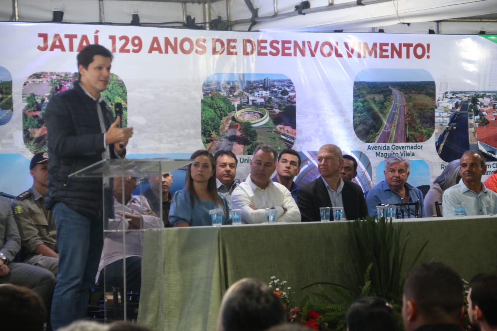 Vice-governador e prefeito de Jataí inauguram duplicação de via que homenageia Maguito Vilela