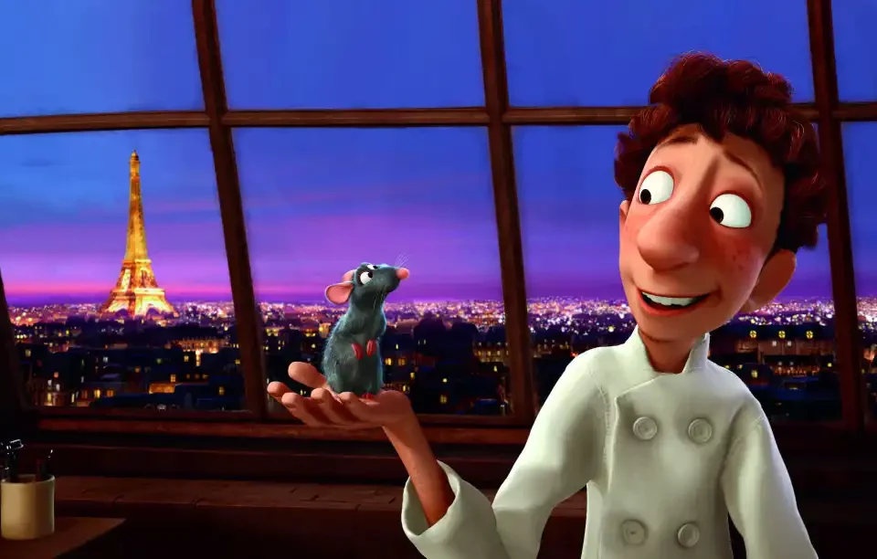Era só questão de tempo até a Pixar trabalhar, de alguma maneira, com comida. E “Ratatouille” se mantém como um dos mais impressionantes filmes de culinária do cinema. Inúmeros chefs de cozinha elogiam fervorosamente a fidelidade do longa para com o mundo dos restaurantes, e o filme dirigido por Brad Bird (“Os Incríveis”) é também uma jornada de se reconhecer, superar desafios, superar limitações e alcançar os sonhos.