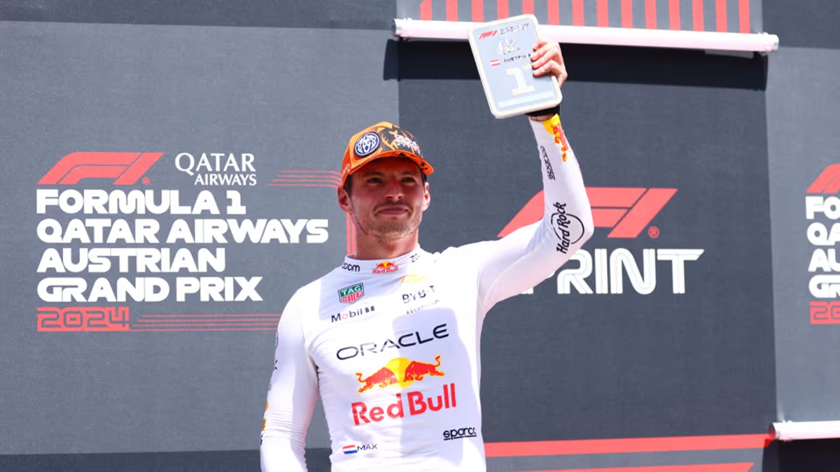 F-1: Verstappen faz valer favoritismo e fatura a corrida sprint do GP da Áustria