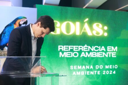 Vice-governador Daniel Vilela em evento promovido pela Secretaria de Estado de Meio Ambiente e Desenvolvimento Sustentável (Foto: Divulgação)