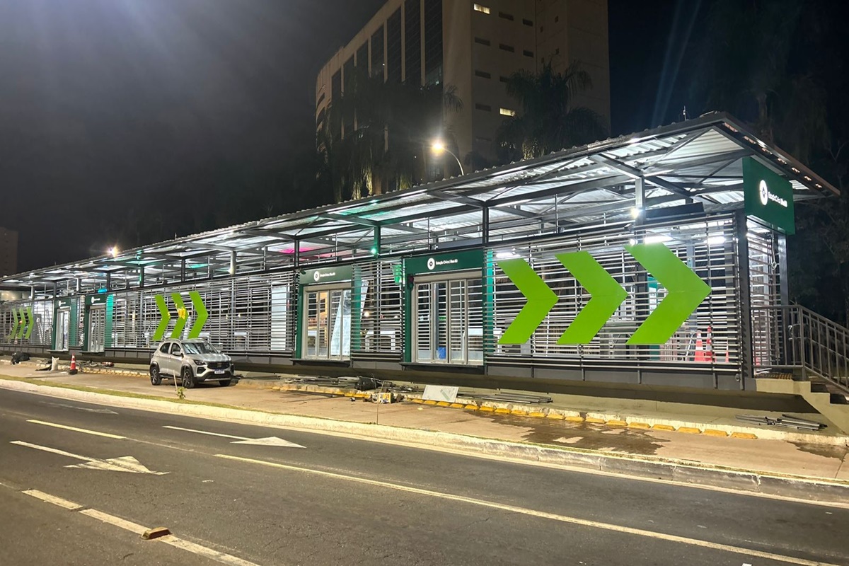 Goiânia: 1ª estação do BRT Norte-Sul será entregue nesta quinta (27/06)