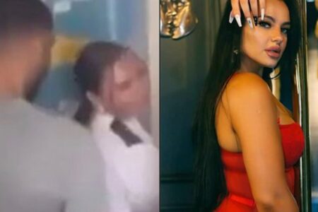 Brasileira que filmou sexo com detento já participou de reality show no Reino Unido Linda De Sousa Abreu foi detida pelas autoridades