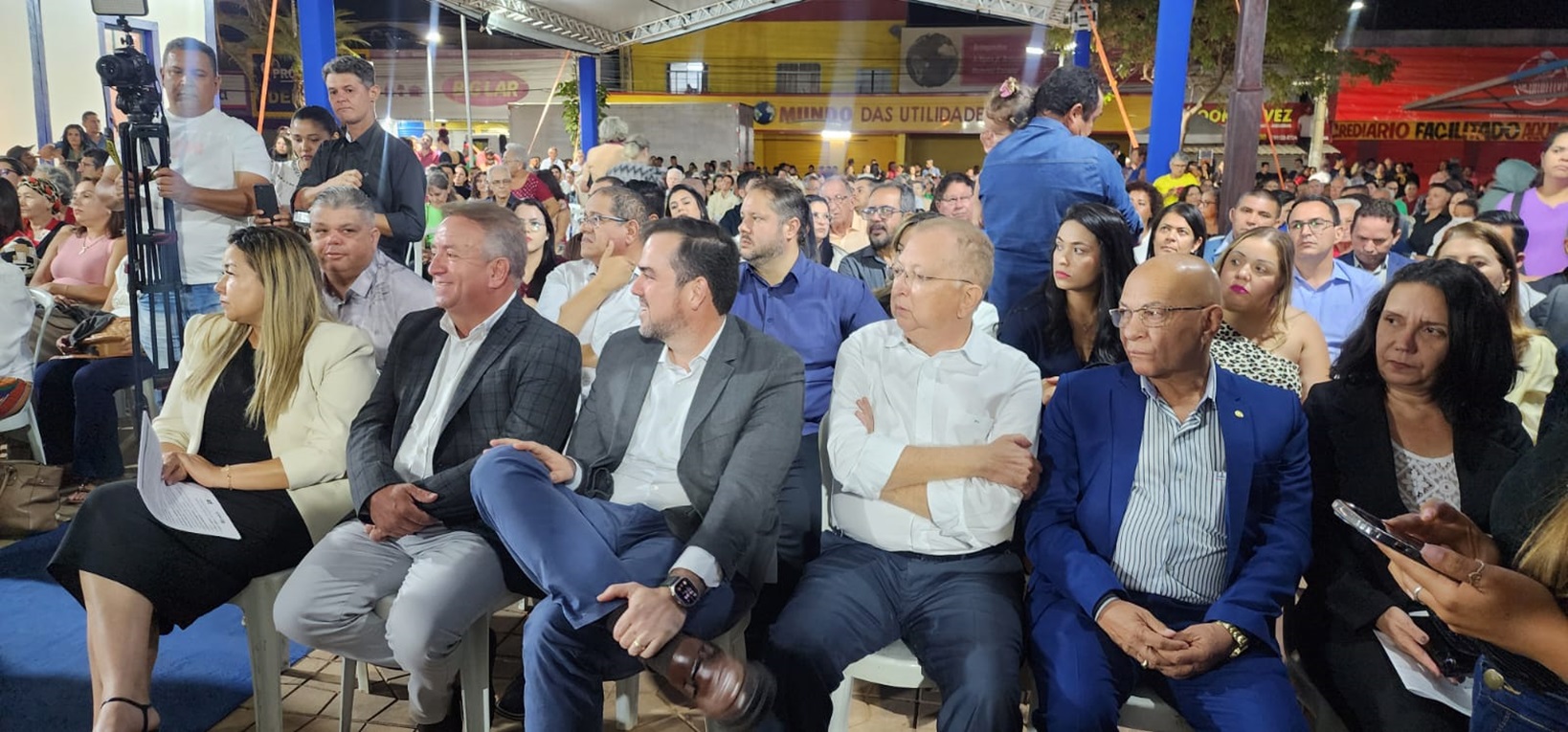 Vilmar e Alcides ficam lado-a-lado em inauguração do Santuário de Aparecida