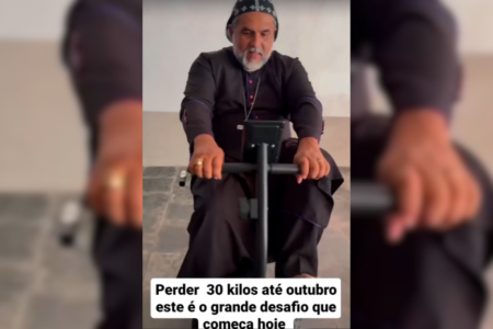 Padre Kelmon posta vídeo com ‘projeto fitness’ e web reage