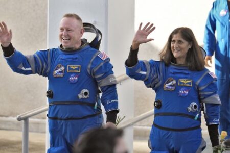 Os astronautas Butch Wilmore e Suni Williams retornariam à Terra no dia 12 de junho (Foto: Chris O Meara)