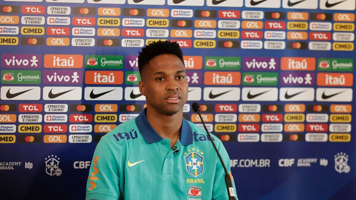 Wendell em coletiva na seleção brasileira. Foto: Rafael Ribeiro - CBF