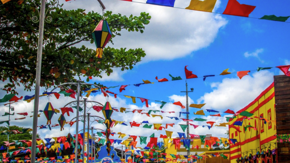 Cenário de festa junina (Foto: Pixabay)