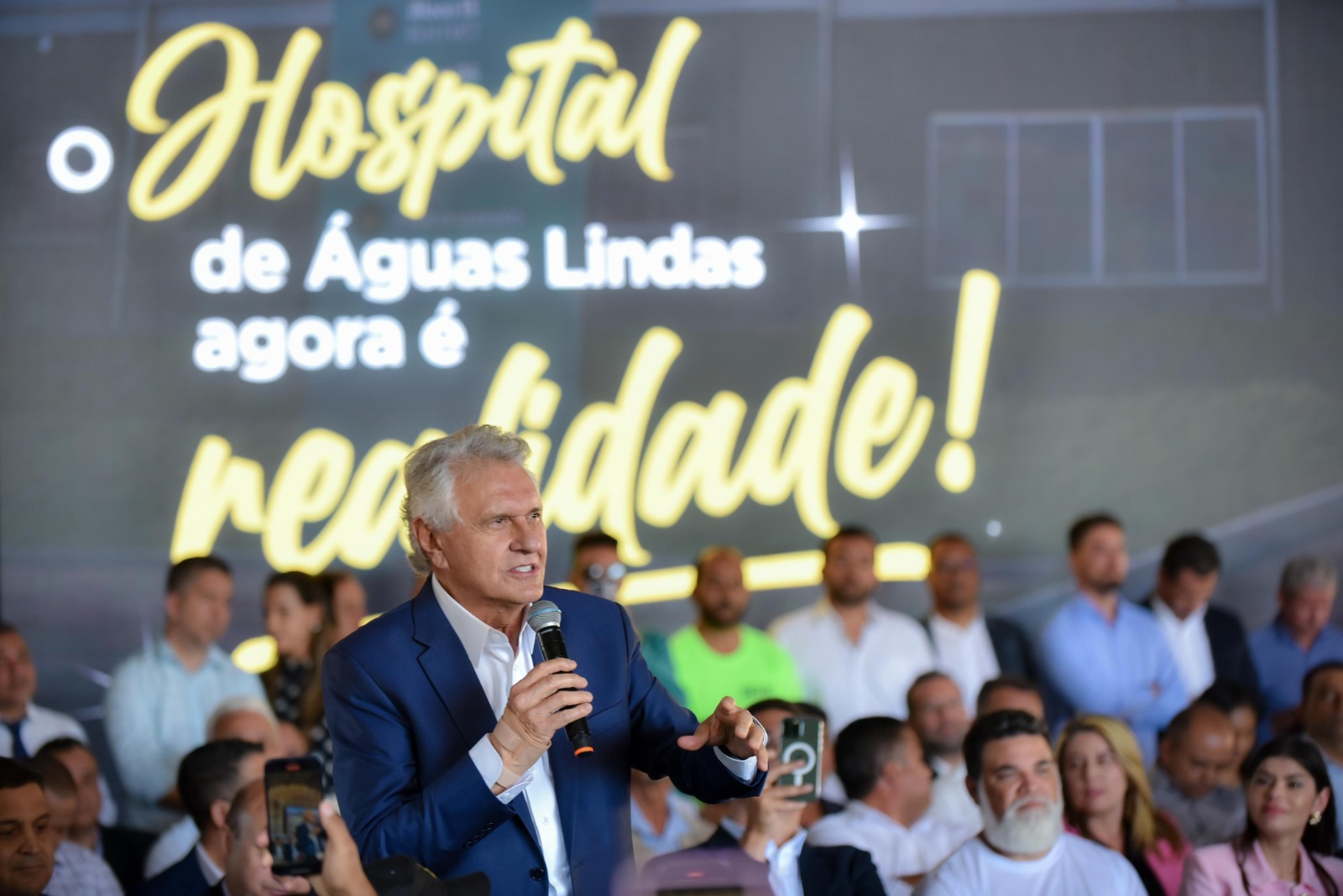 Caiado inaugura Hospital de Águas Lindas de Goiás e população já recebe atendimento