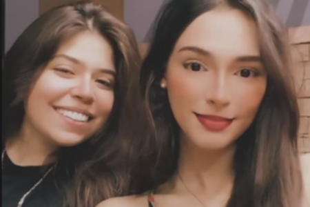 Isadora e Laurah: homenagem nas redes sociais (Foto: Reprodução)