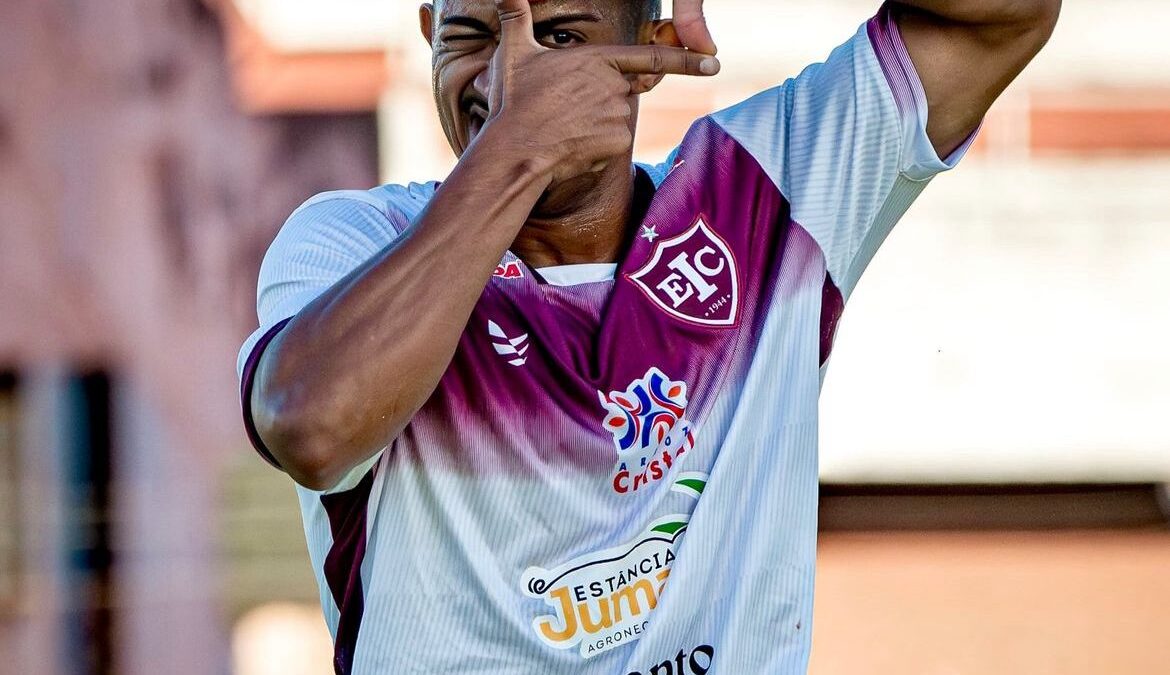 Comemoração de gol do Inhumas na Divisão de Acesso