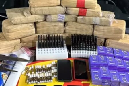 Preso suspeito de tráfico com R$ 300 mil em drogas no Residencial Santa Fé, em Goiânia