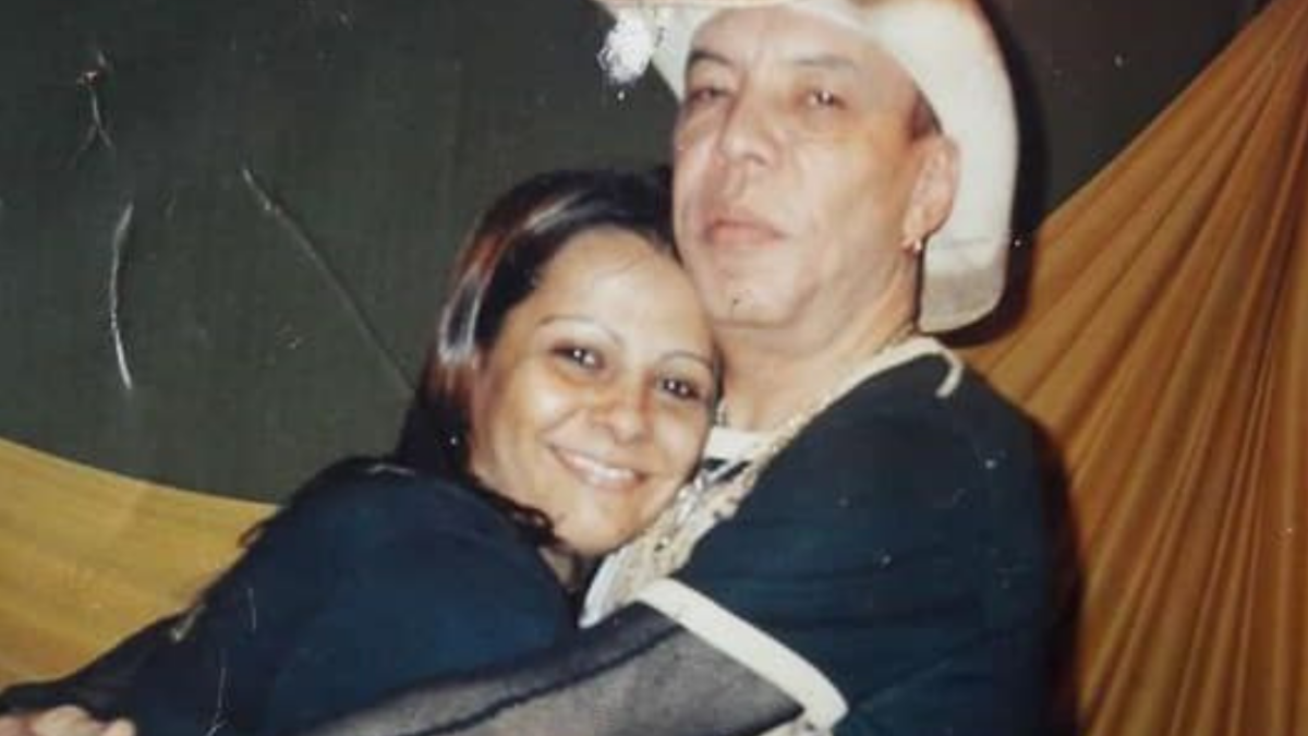 Monique Alcântara ao lado de Chrystian (Foto: arquivo pessoal)