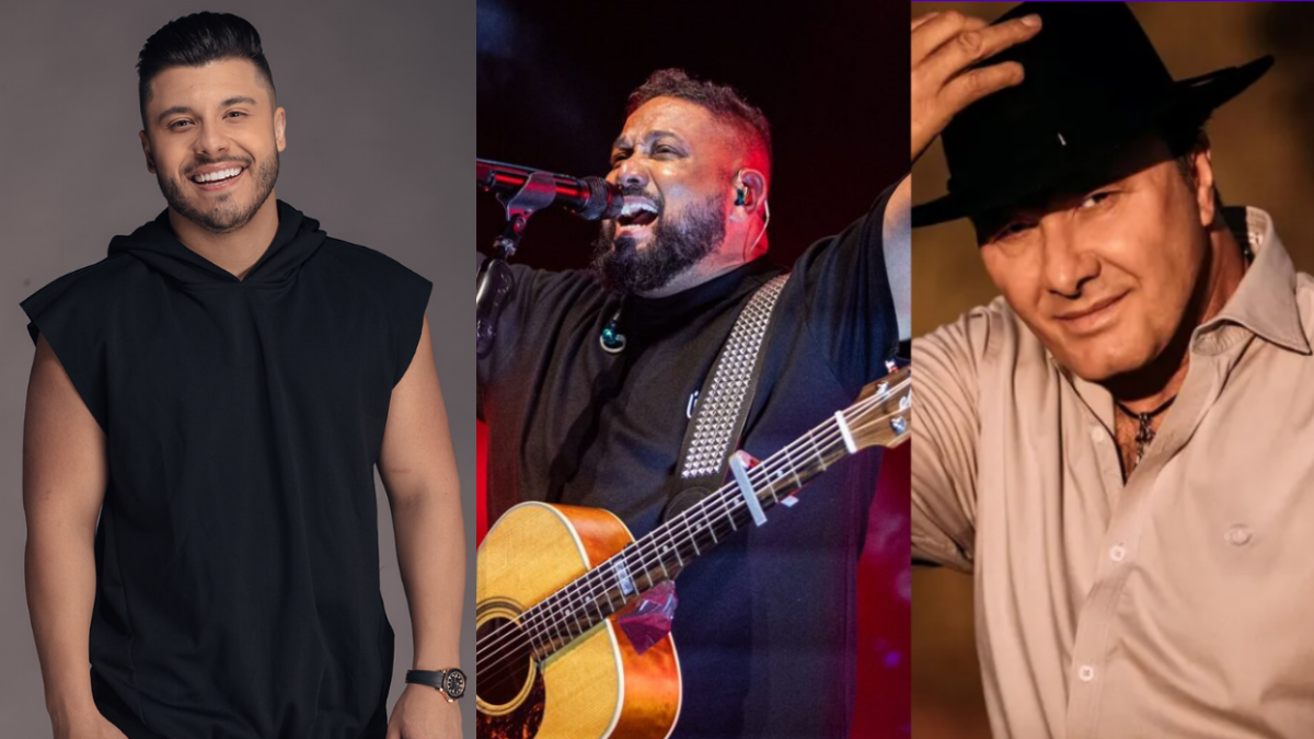 Murilo Huff, Fernandinho e Paraná serão as principais atrações musicais da Agro São Luís 2024 (Foto: divulgação)