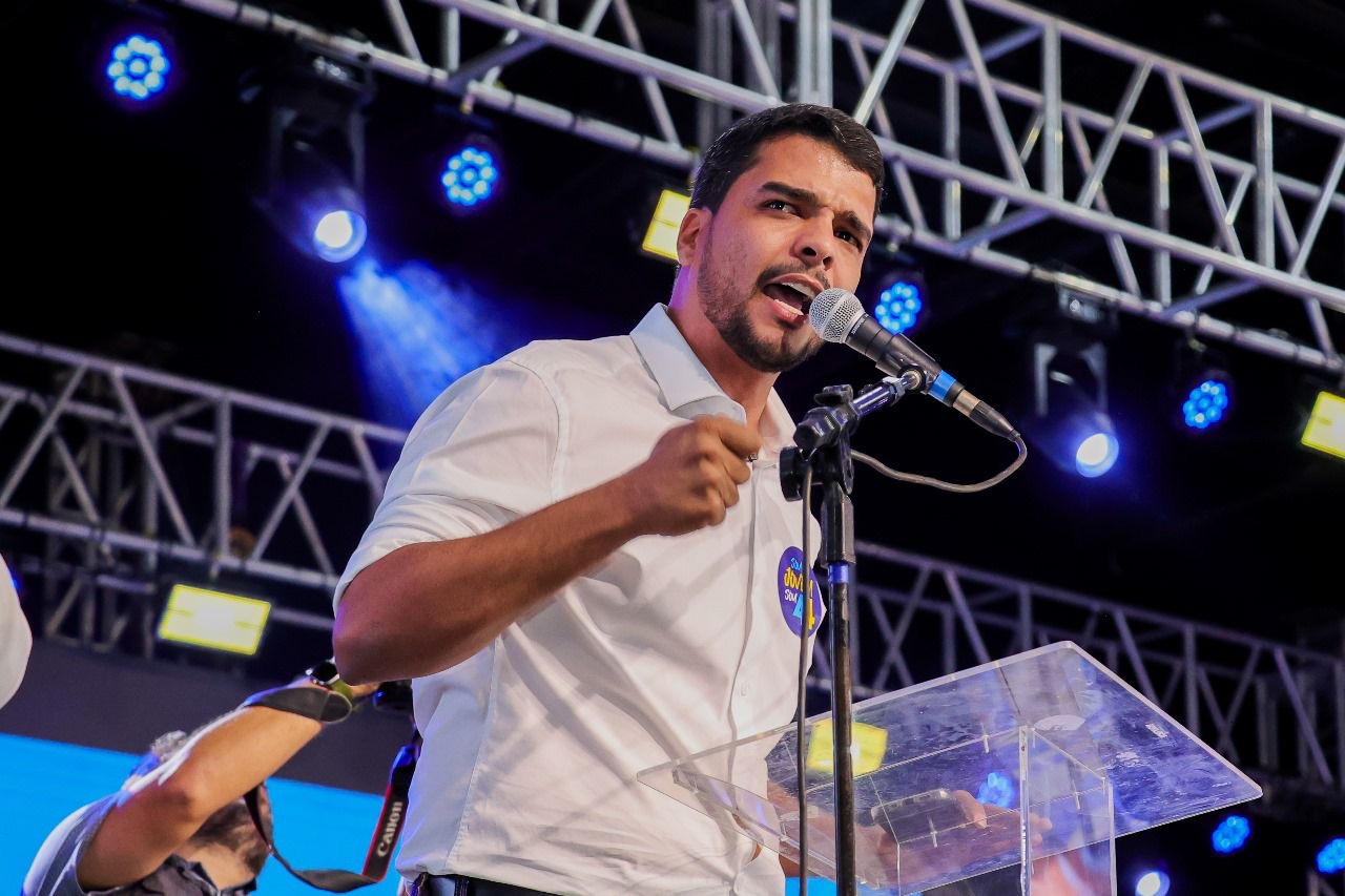 Marden Jr discursa durante Encontro Nacional do União Brasil e reforça apoio a pré-candidatura de Caiado à presidência