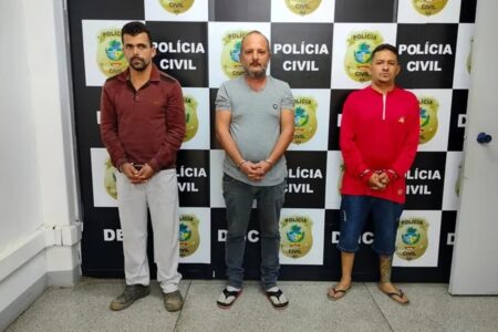 Trio é preso suspeito de roubar equipamentos de obras em Goiânia Suspeitos praticavam os crimes no período noturno e aos finais de semana