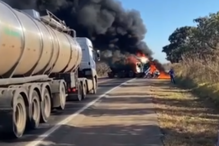 PRF confirma dois óbitos em acidente na BR-040, em Luziânia