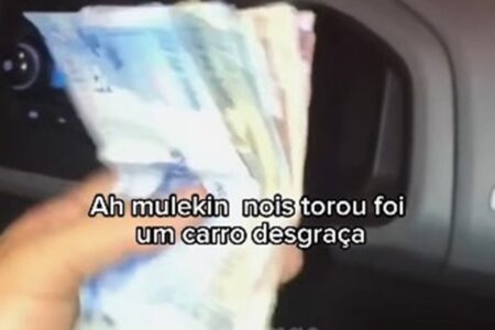 Trio é preso após roubar carro e gravar vídeo comemorando, diz PM