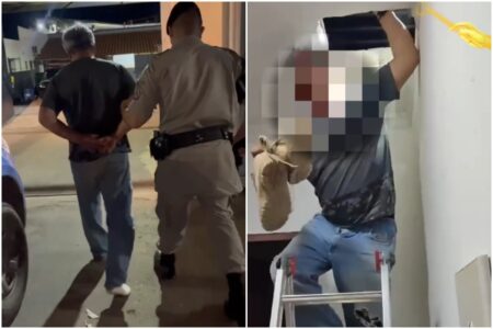 Foragido por não pagar pensão alimentícia, é preso em laje de casa em Caldas Novas