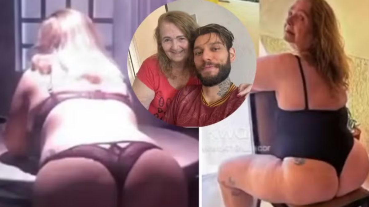 Avó de Lucas Lucco posa de fio dental (Foto reprodução) (2)