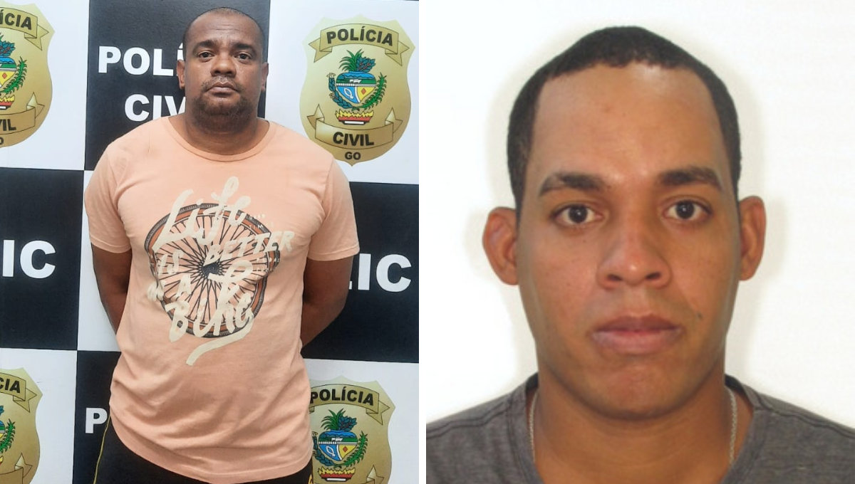 Wellington Jardim dos Santos (suspeito de estupro à esquerda) e Ailton Moreira da Silva (suspeito de roubo à direita)