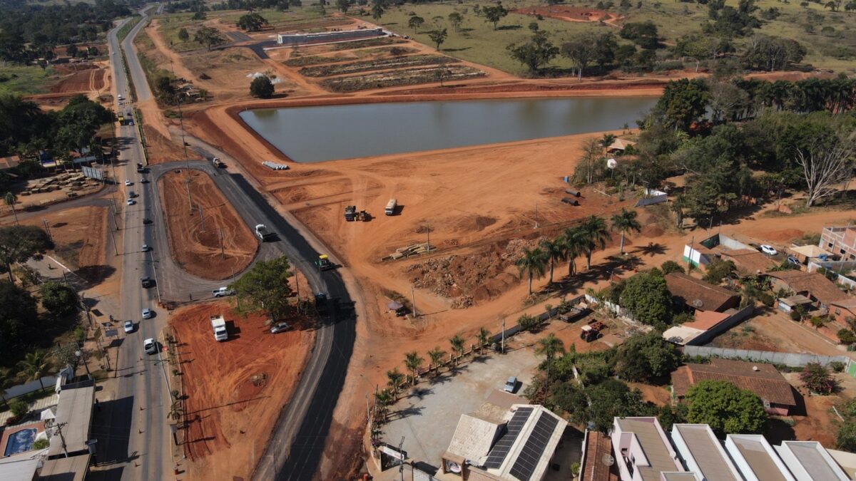 Acesso a Itauçu entra na reta fina para entrega (Foto: Goinfra)
