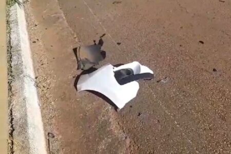 Motorista de um Fiat/Mobi branco fugiu do local após o atropelamento Romeiro morre atropelado na BR-060, em Guapó