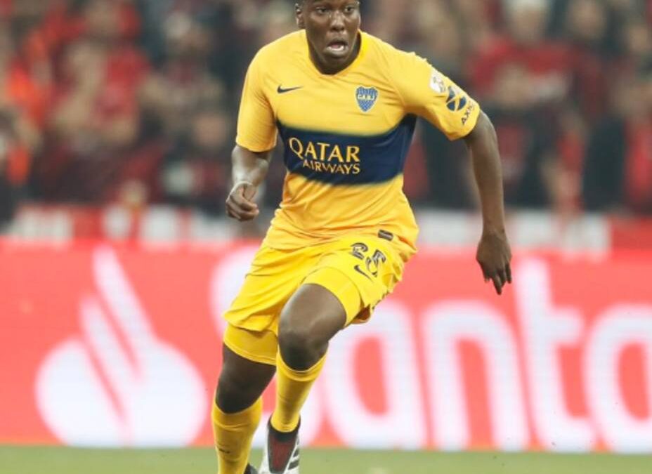Jan Hurtado em ação pelo Boca Juniors
