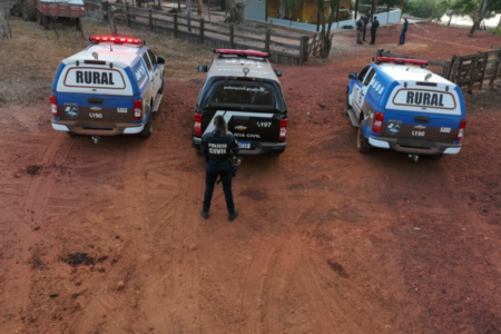 Operação da polícia no sudoeste goiano (Foto: Divulgação)