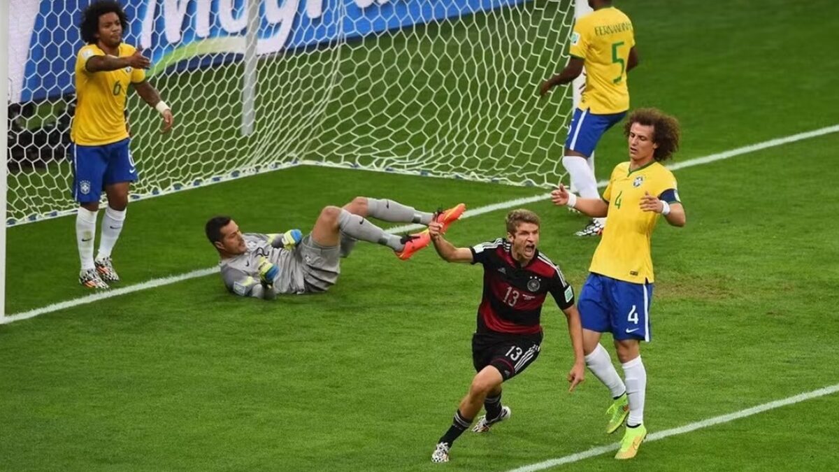 Jogo entre Brasil e Alemanha. Foto: Divulgação