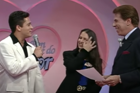 Leonardo no programa Silvio Santos